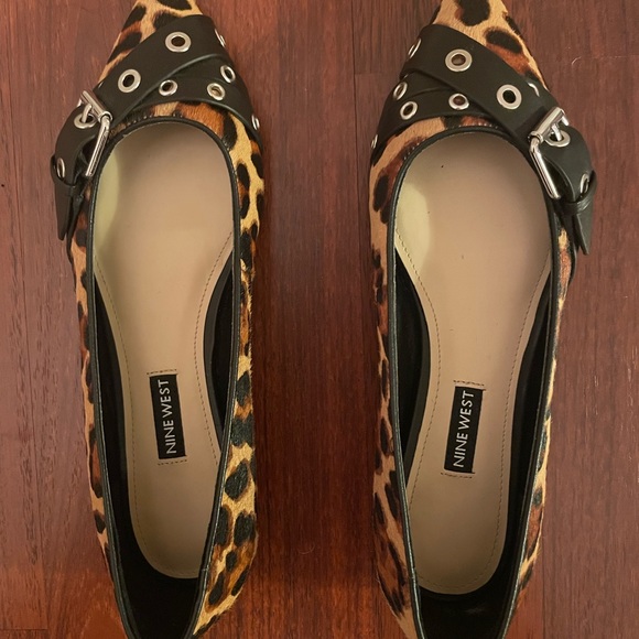 Nine West cheetah print flats - Picture 2 of 5